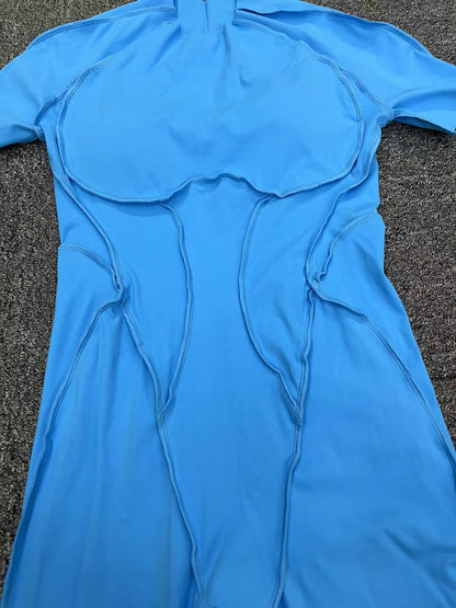 One-piece Yoga Jumpsuit Women Long Sleeved Set Quick Drying Yoga suit Gym Training Suit  Sportswear Bodysuits Women Fitness Set