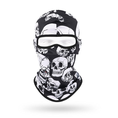 Quick-Dry Skull Face Mask - Breathable Sun Protection for Cycling & Outdoor Sports