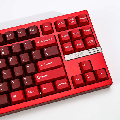 KBDiy GMK Jamon Keycap Red Retro PBT ISO Double Shot Cherry Profile Keycaps For MX Switches 60 Mechanical Keyboard Gamer Key Cap