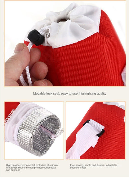 Portable Bottle Bag Insulated Thermal Ice Cooler Warmer Lunch Food Water Milk Picnic Insulation Thermos Bag For Man Women Kids