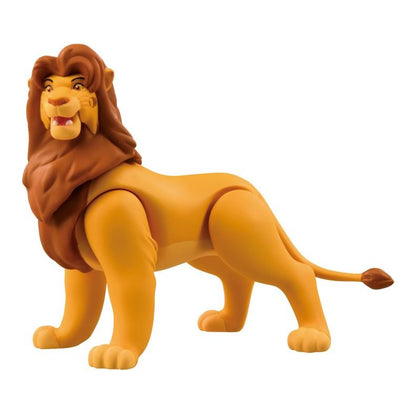 Disney O Rei Leão Simba Mufasa Scar Figuras de Ação - Bonecos Colecionáveis Articulados de Animais para Presente de Aniversário Infantil