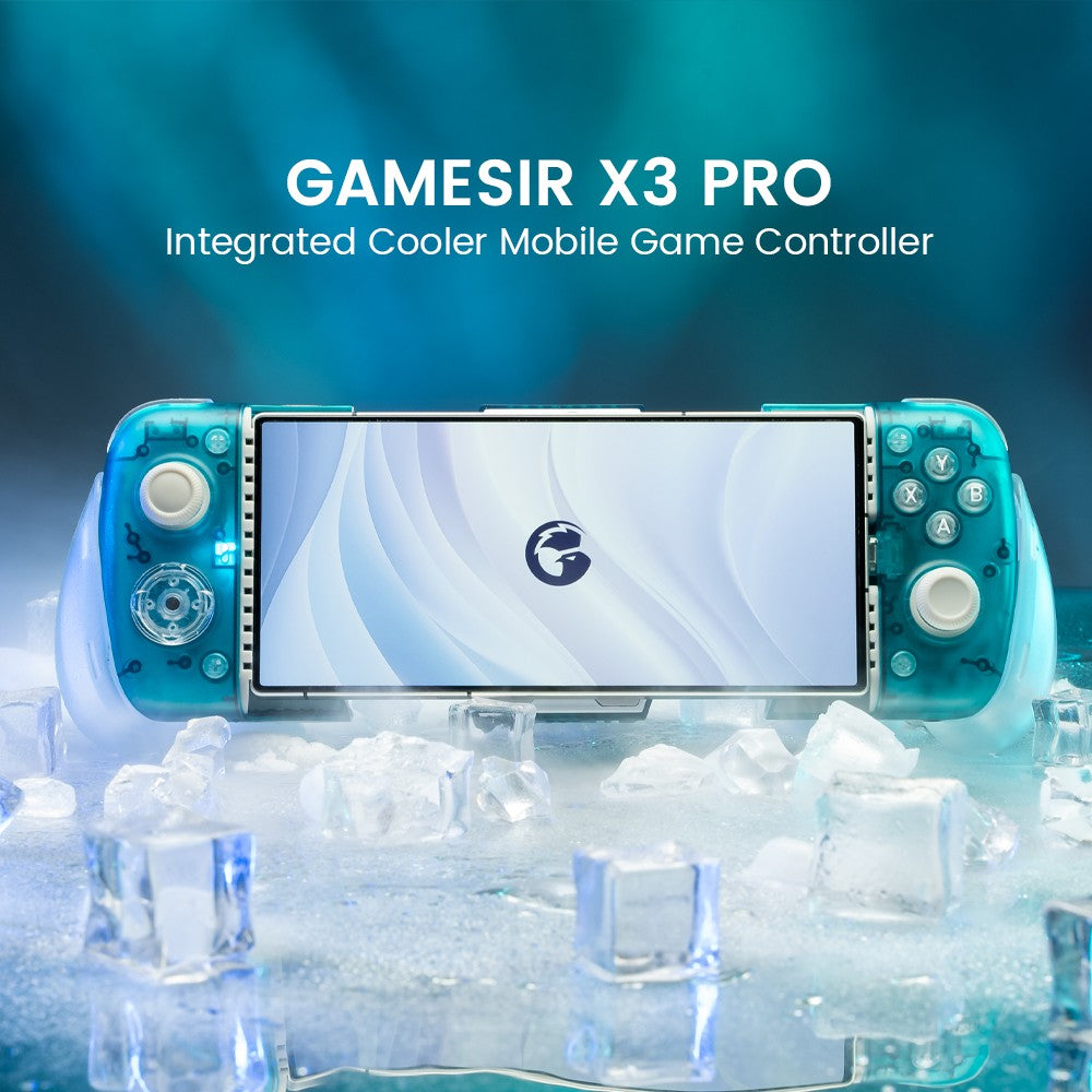 GameSir X3 Pro Gamepad with Hall Effect Joystick, Micro Switch Button, Cooling Fan, Android Cellphone iPhone Gaming Controller