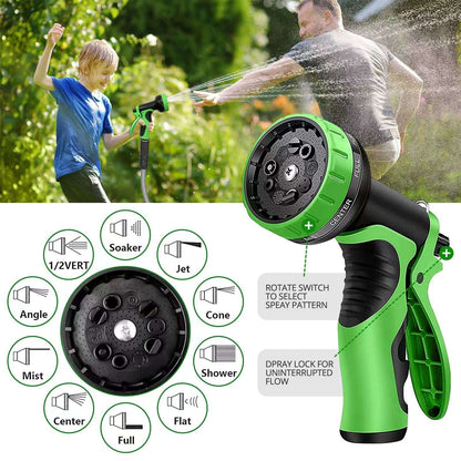 Mangueira de Jardim de Aço Inoxidável 304 de 30m, Mangueira de Água Pesada de Metal com Bicos para Quintal e Área Externa, Flexível, Nunca Enrosca e Não Dobra