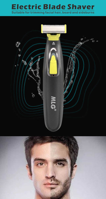 MLG USB Rechargeable Waterproof Washable Rechargeable Electric Shaver Beard Razor Body Trimmer Men Shaving Machine Hair