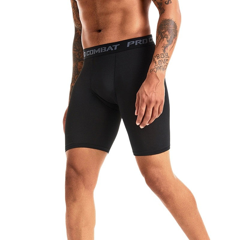1 Pcs High Performance Men's Compression Shorts Quick Dry, Breathable, and Stretchy Base Layer for Sports Running Gym