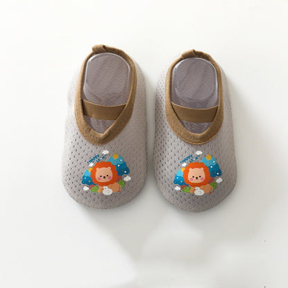 Cute Cartoon Baby Floor Socks Non-slip Soft Sole Toddler Sock Boy Girls Cotton Children's Toddler Warm Shoes Infant First Walker