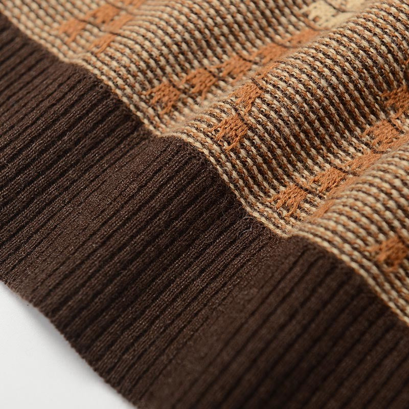 Men's Casual Crewneck Sweaters Cable Knit Thermal Pullover Sweater