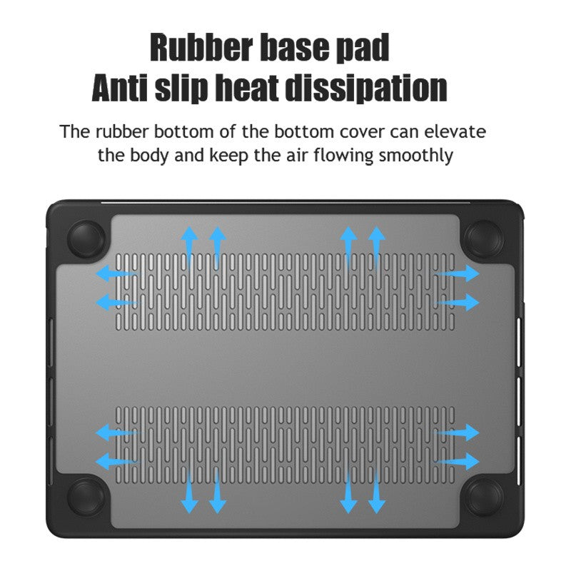 [MacBook Air 13 Case] TPU Soft Edge 2025 M4 Laptop Case For MacBook Air 15.3,Air 13.6 Case M4 M3 M2 For Macbook Pro 14'' M5 2025