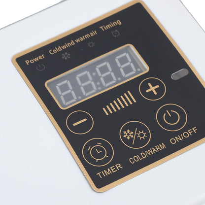 Pequeno Condicionador Aquecedor Portátil Montado na Parede Condicionamento Ventilador Quente para Banheiro Quarto Plugue UE 220V