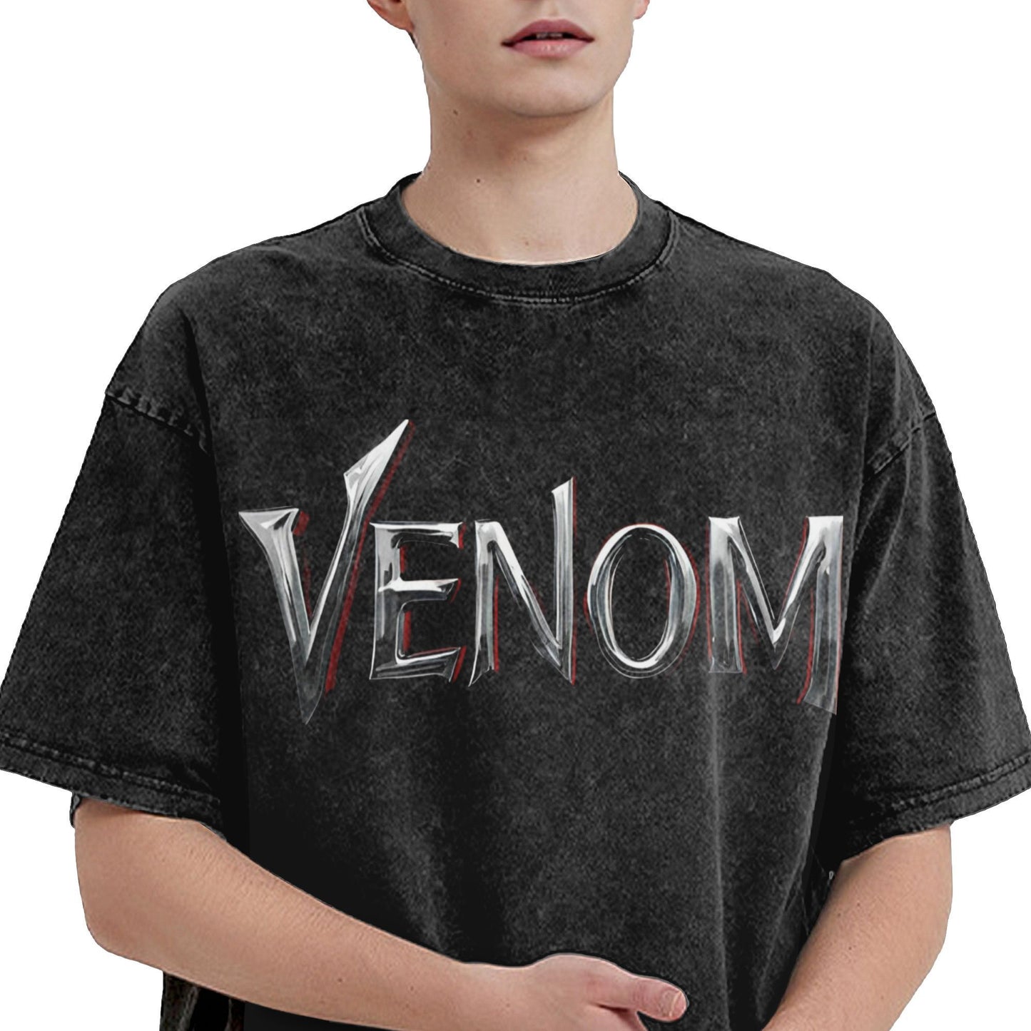 venom 3 the last dance 2024 movie  Washed T Shirt Streetwear Hip Hop Vintage T-Shirts  Tee Shirt for Men Women Cotton