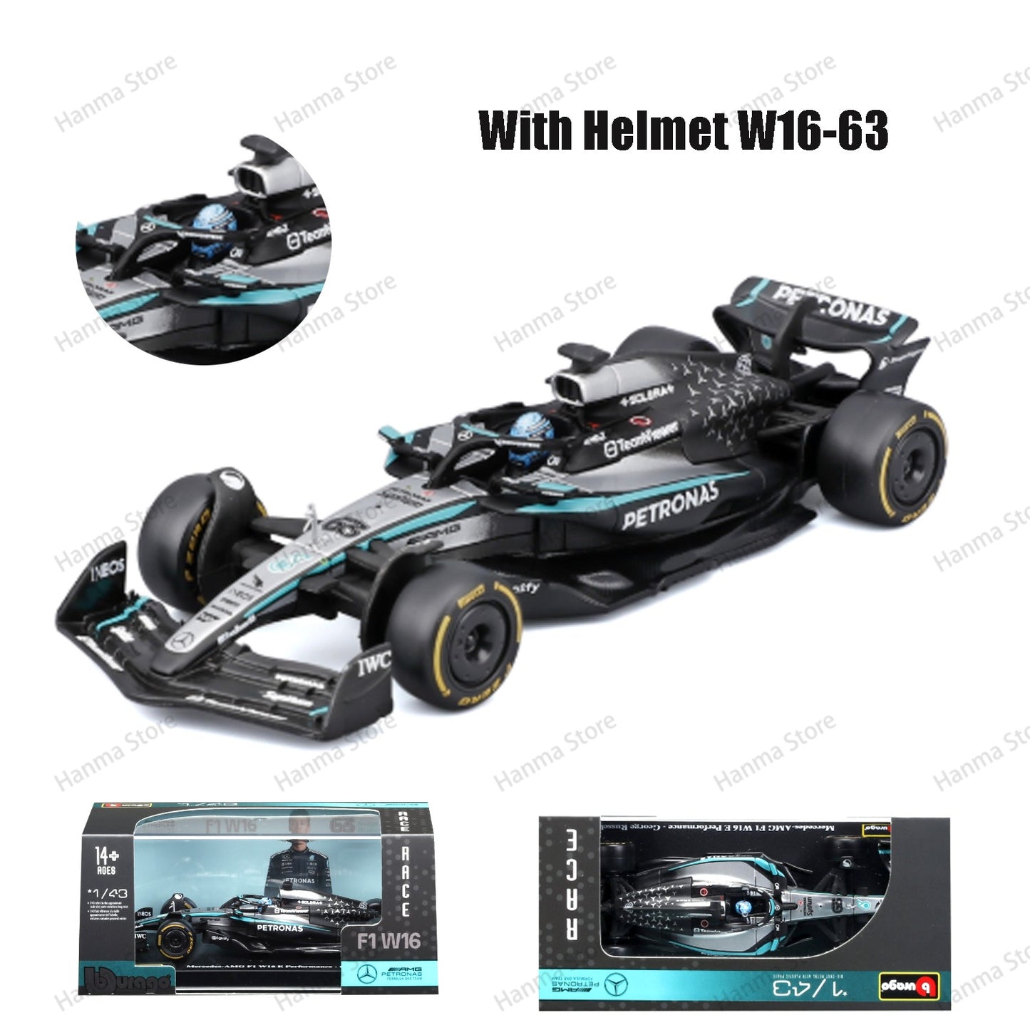 Bburago 1:43 F1 BWT Alpine Modelo Com Capacete 2025 Miniatura de Liga Carro de Corrida de Fórmula Brinquedo MCL39 W16 SF25 RB21 Japonês