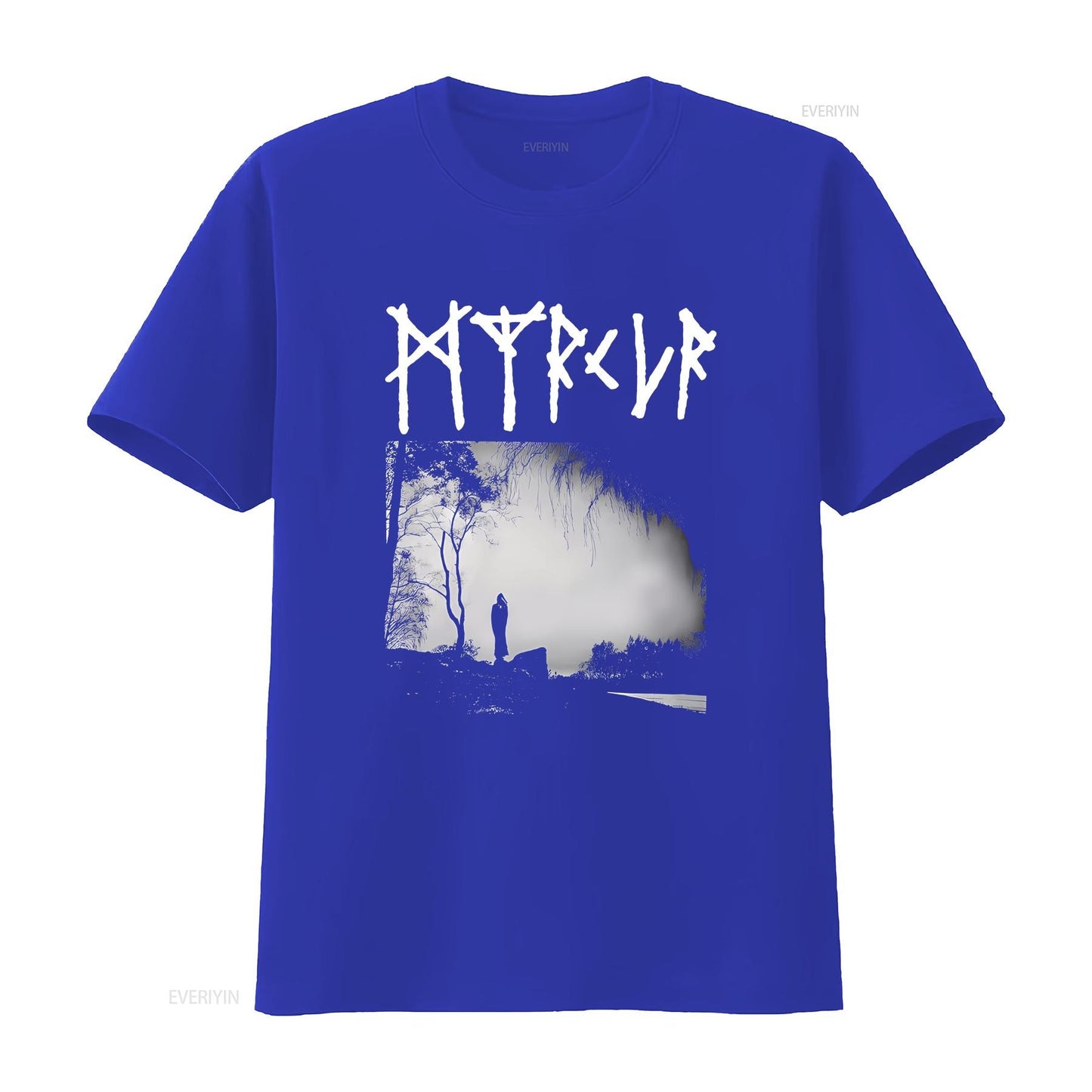 myrkur m T Shirt vintage Washed Top For Everyday Wear Soft Comfortable streetwear graphic Casual Stretched homme fashion