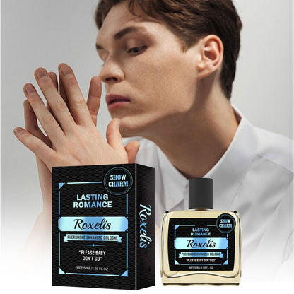 Roxelis 50ml Colônia Masculina Feromônio Aumenta Charme Confiança Namoro Paquera Atrai Glamour Duradouro Perfume Masculino