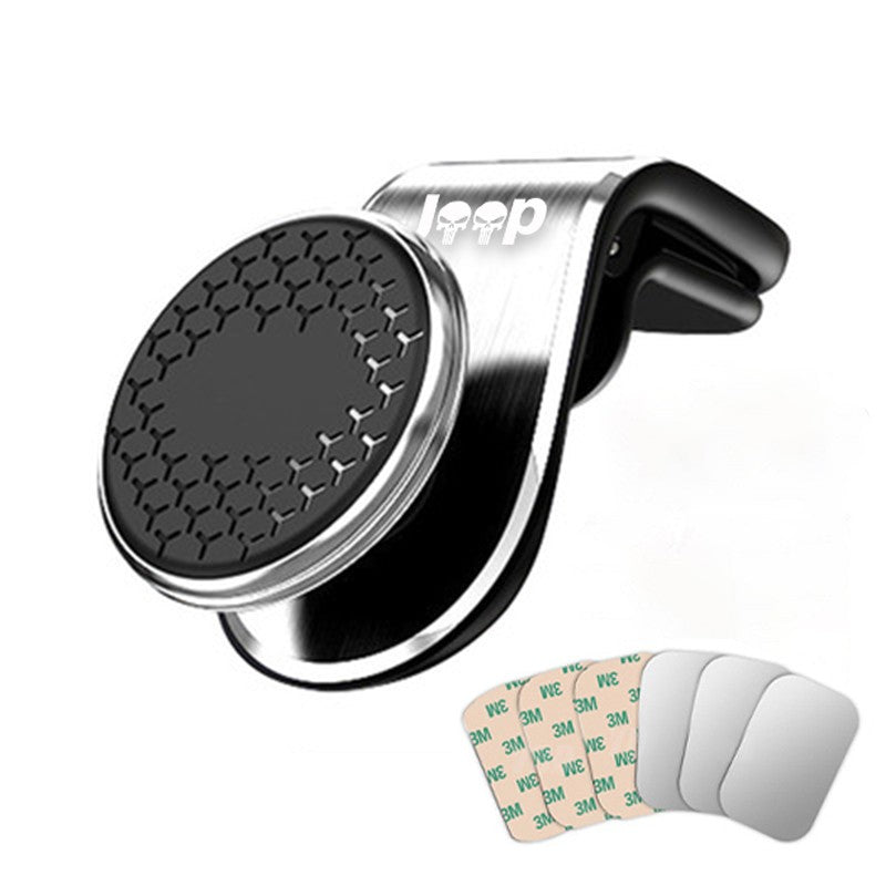 Magnetic Car Phone Holder Air Vent Clip Mount For Jeep Renegade Compass Grand Cherokee Wrangler jk Gladiator Car Accessories