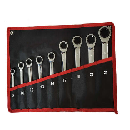 Ratchet Combination Metric Wrench Set Hand Tools Torque Gear Socket Nut Tools A Set of Key