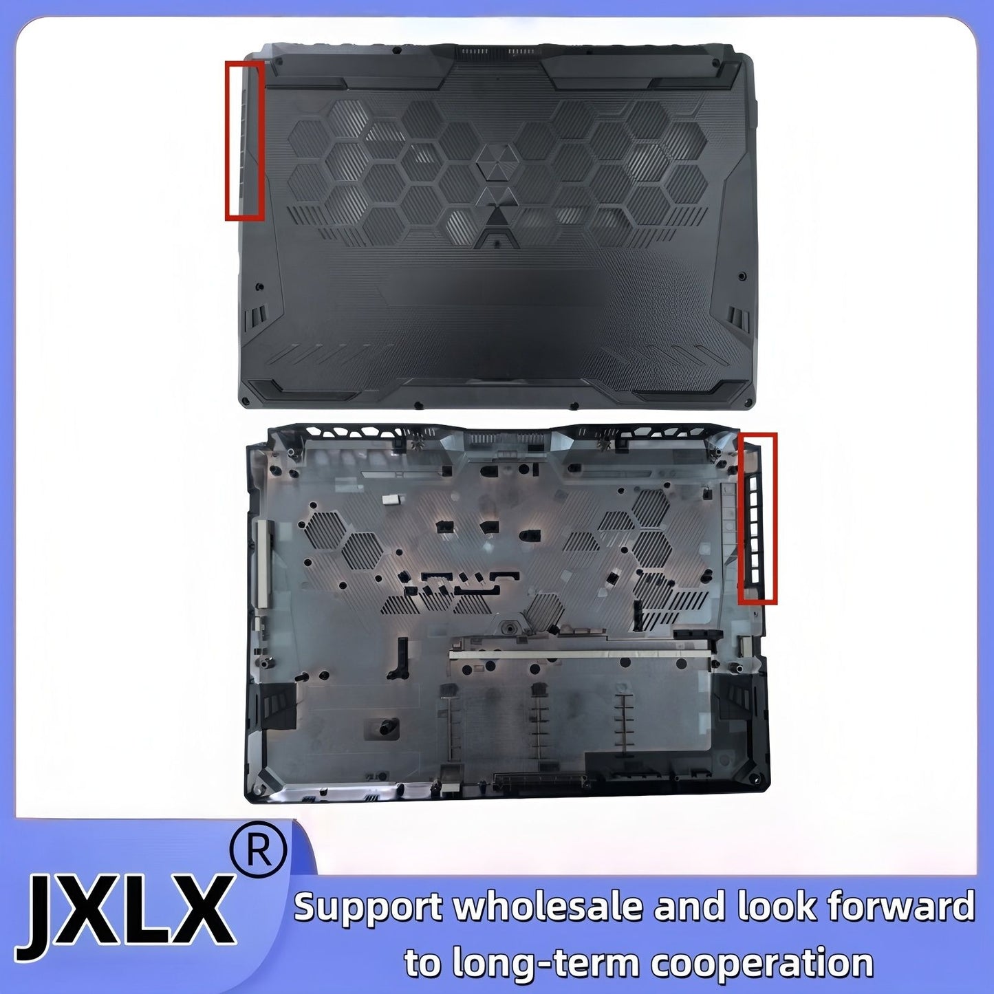 JXLX® Novo Para Asus A15 F15 FX506 FA506 FA506Q FA506U FX506U FX506H Tampa Traseira LCD/Painel Frontal LCD/Tampa do Palmrest/Tampa Inferior