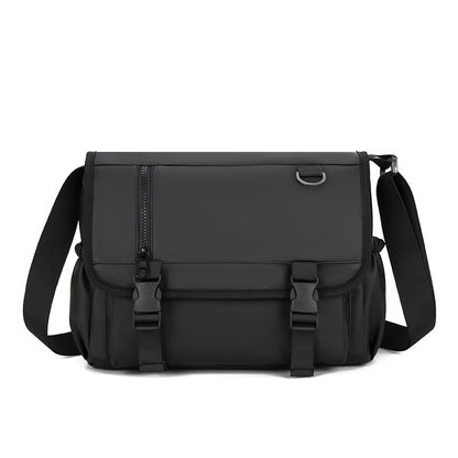Fashionable Multi Pocket Messenger Bag - large capacity with adjustable strap, daily commuting - durable, travel bag, multi-func