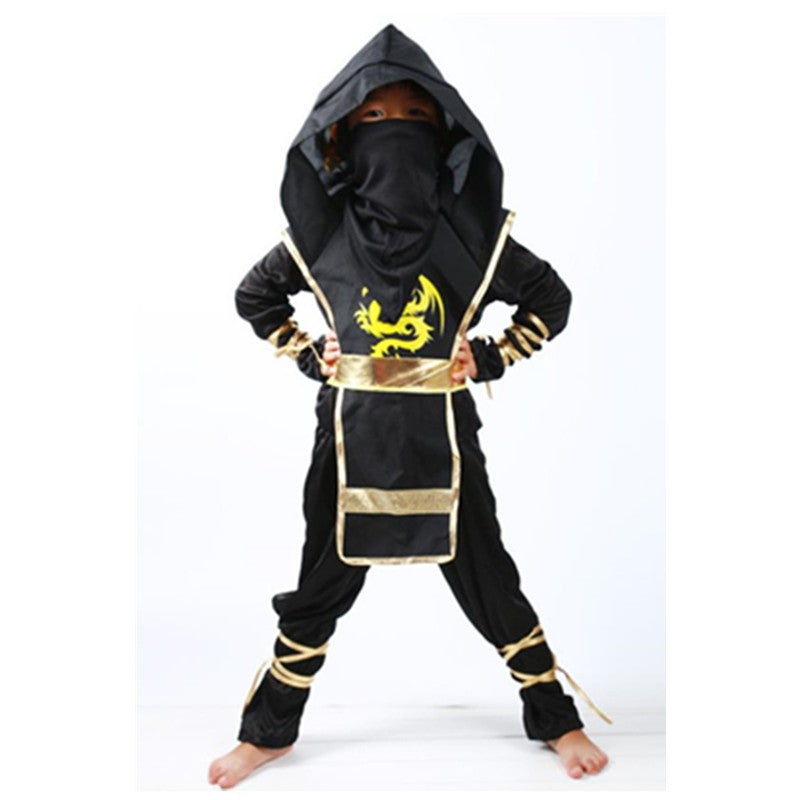 Kids Costume Ninja Cosplay Boys Birthday Party Fancy Dress Children Carnival Suit Clothing