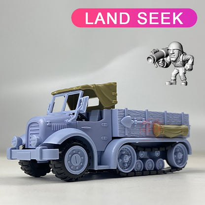Coleção New Era Models Metal Slug X Series - Miniaturas de Tanque, Aeronave, Caminhão e Bonecos de Soldados Militares