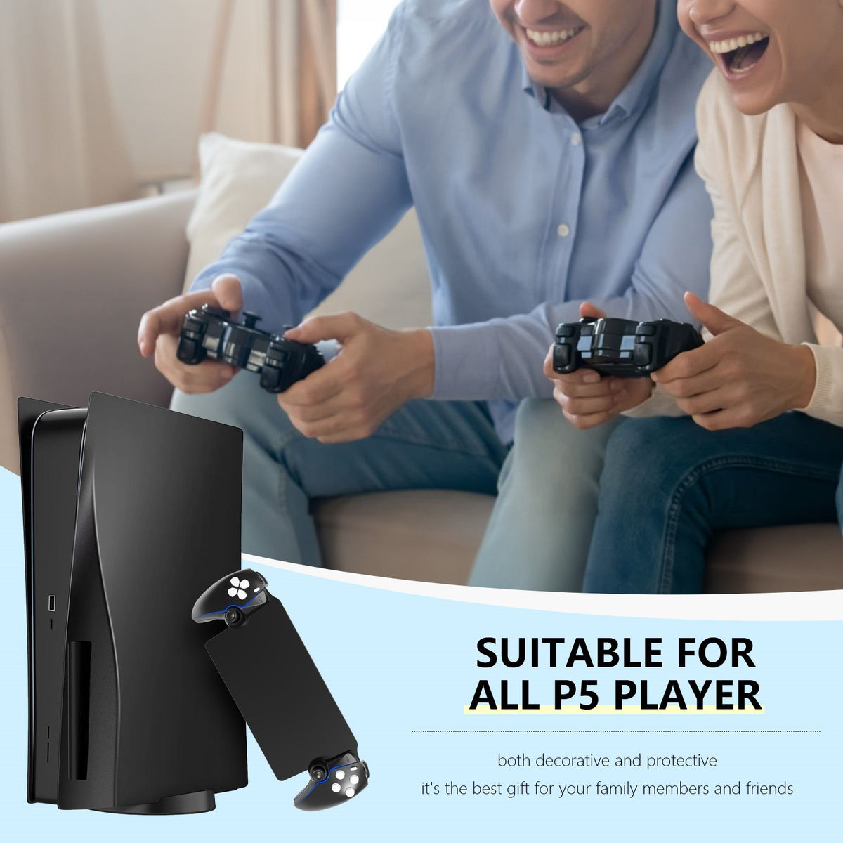 Replacement Faceplate Cover For PS5 Portal Protective Shell Controller Housing Shell Case Console Cover Gaming Accessories