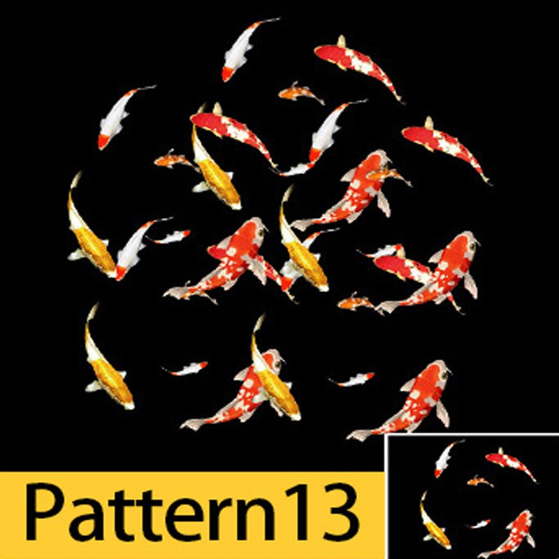 Outdoor Waterproof Custom Goldfish Cloud Pattern Dynamic Fish Light Creative Projection Lighting for Garden