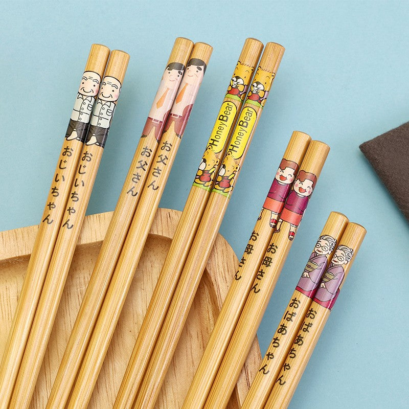 5 pares de pauzinhos japoneses para sushi, antiderrapantes, reutilizáveis, chineses, utensílios de mesa, presente, ferramentas de cozinha