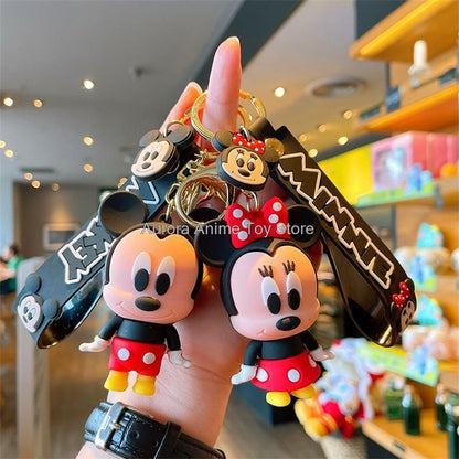 New Kawaii Anime Disney Keychain Toy Story Personalized Variety of Cartoon Doll Keyring Key Chain Car Pendant Kids Toys Gifts