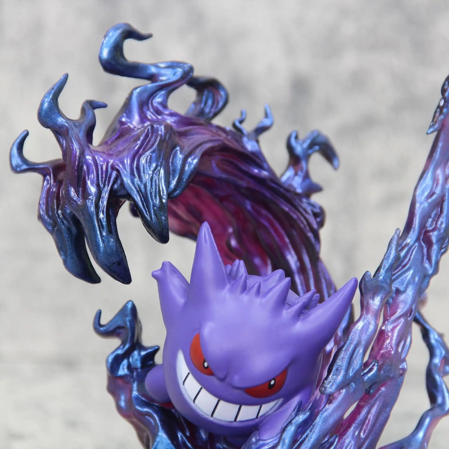 Estatueta de Pokémon Gengar de 18cm, Modelo de Ação de Anime, Estátua Colecionável para Exibição, Presente de Halloween, Natal e Aniversário