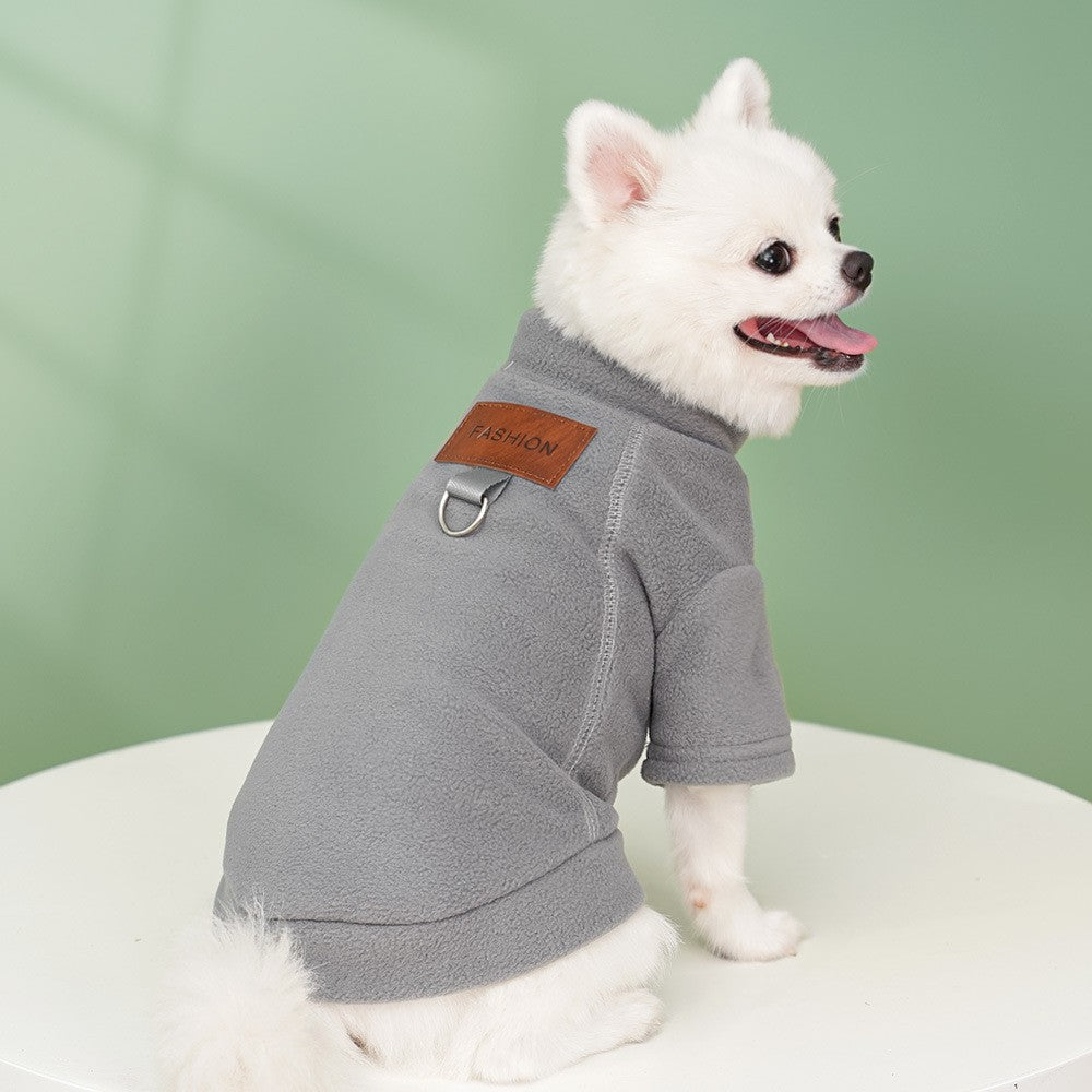 Roupas de Inverno Quentes para Cães Pequenos, Moletons de Cachorro da Moda, Blusão de Cor Sólida para Filhotes, Pulôver Macio para Gatos, Moletons para Chihuahuas e Pets