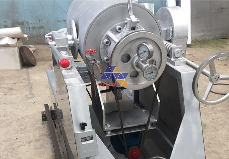 Máquina de Pipoca de Ar Quente Industrial 50KG/H, Pipocador de Trigo/Arroz com Canhão de Ar, Máquina de Pipoca Comercial para Cinema/Supermercado