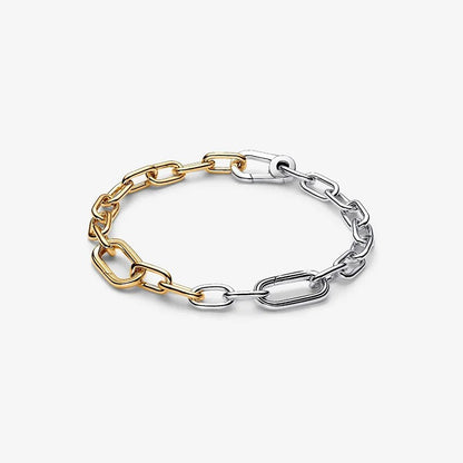 2025 Novo 925 Prata Esterlina Clássica Moda Pérola Pulseira Elo Corrente Joia de Alta Qualidade Acessório para o Dia das Mães