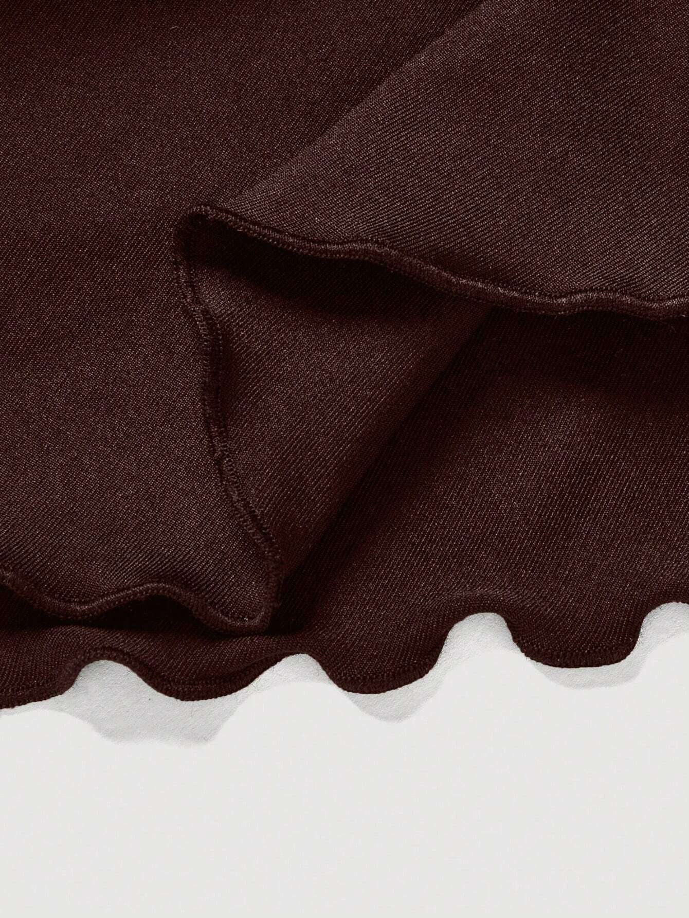 New fashion solid color casual versatile women's plus size skirt