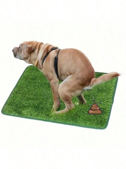 Tapete de Grama Sintética Higiênico para Cães: Antiderrapante, Resistente a Odores, Fácil de Limpar para Treinamento Interno/Externo