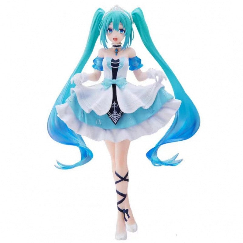 Hatsune Miku Figura Anime Menina Modelo Decoração de Mesa Boneca Colecionável Presente para Fãs Estátua Vocaloid Japonesa Kawaii Otaku