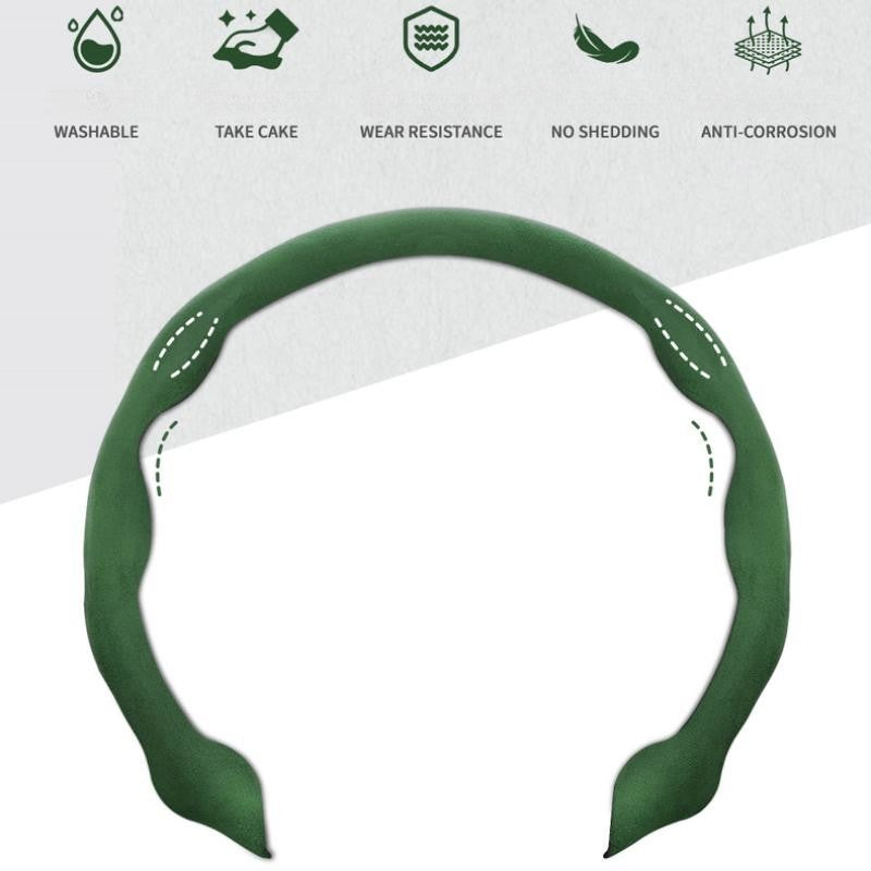Capa de volante de camurça ultrafina estilo cartão, versão universal dinâmica e moderna