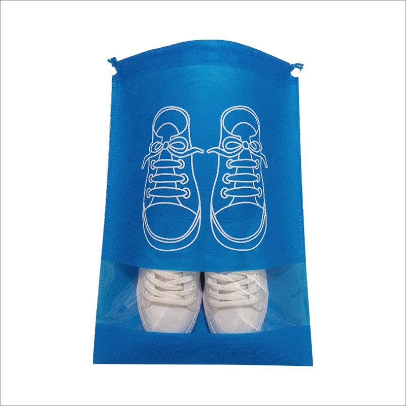 10/5pcs Shoes Storage Bags Closet Organizer Non-woven Travel Portable Bag Waterproof Pocket Clothing Classified Hanging Bag 2025
