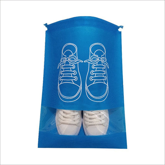10/5pcs Shoes Storage Bags Closet Organizer Non-woven Travel Portable Bag Waterproof Pocket Clothing Classified Hanging Bag 2025