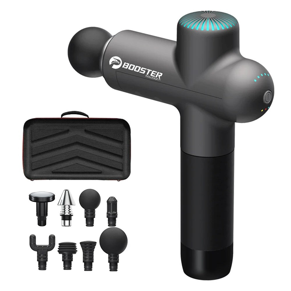 Booster Massage Gun Electric Neck Massager 7.4V  Smart Hit Fascia Gun for Body Massage Relaxation Fitness Electric Muscle Massag