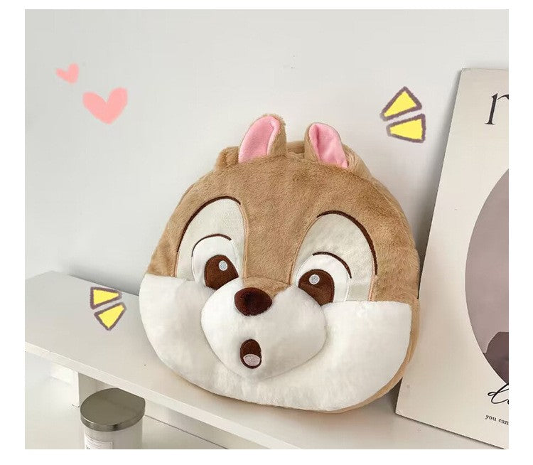 Disney Backpack Cartoon Dale Plush Handbag Fashion Women's Bag Large Capacity Shoulder Bag Shopper Bag Birthday Gift