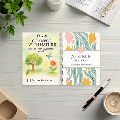 One year of Bible study: 52 weeks of workbooks and notebooks, suitable for record-keeping at home and at work, make a perfect ch
