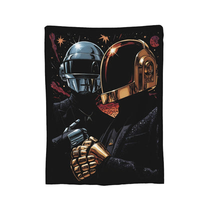 Manta de Lã Daft Punk Cobertor Ultra Macio para Viagem ao Ar Livre Colcha