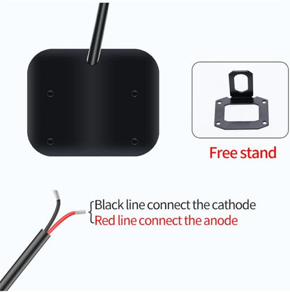 2pcs Motorcycle Devil Eyes Rearview Mirror Light Universal Dynamic LED Motorcycle Bike Handle Devil Eye with Switch Control
