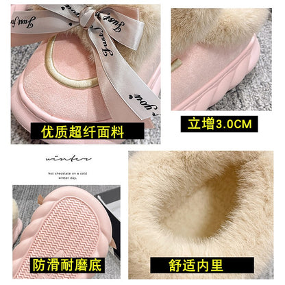 Luxury Winter Women Short Plush Warm Snow Boots Casual Shoes New Suede Fur Chelsea Ankle Boots Flats Platform Ladies Shoes Botas