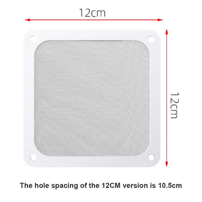 80mm 90mm 120mm 140mm PC Chassis Cooling Fan Dust Filter Magnet Dustproof Mesh Cover Computer Chassis Net Guard with Hole