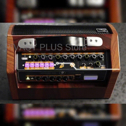 Caixa de Som Portátil 120W Bluetooth 5.0 Alto-falante Bateria 5000mAh Áudio de 3 Vias Para Canto ao Ar Livre Karaokê Guitarra DJ
