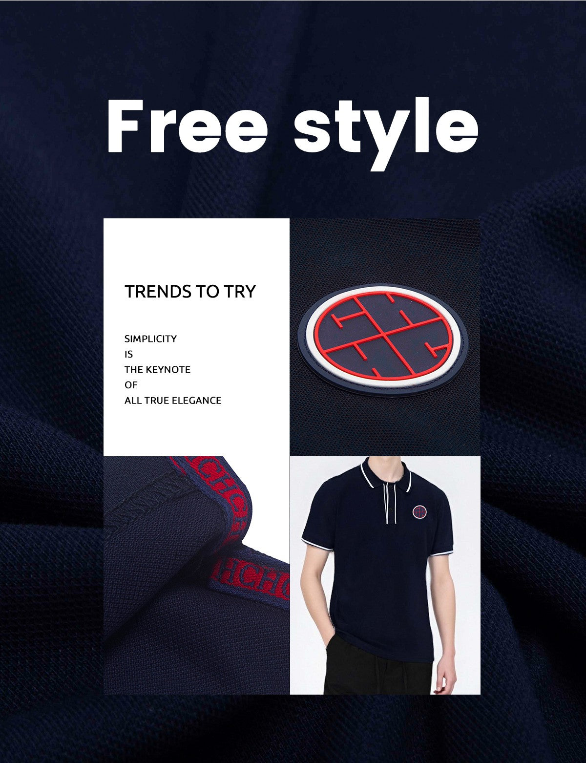 New Men Polo Shirts Short Sleeve Polo Collar Patchwork Solid Men's Business Casual Tshirts Trendy Summer Fashion Loose Tops