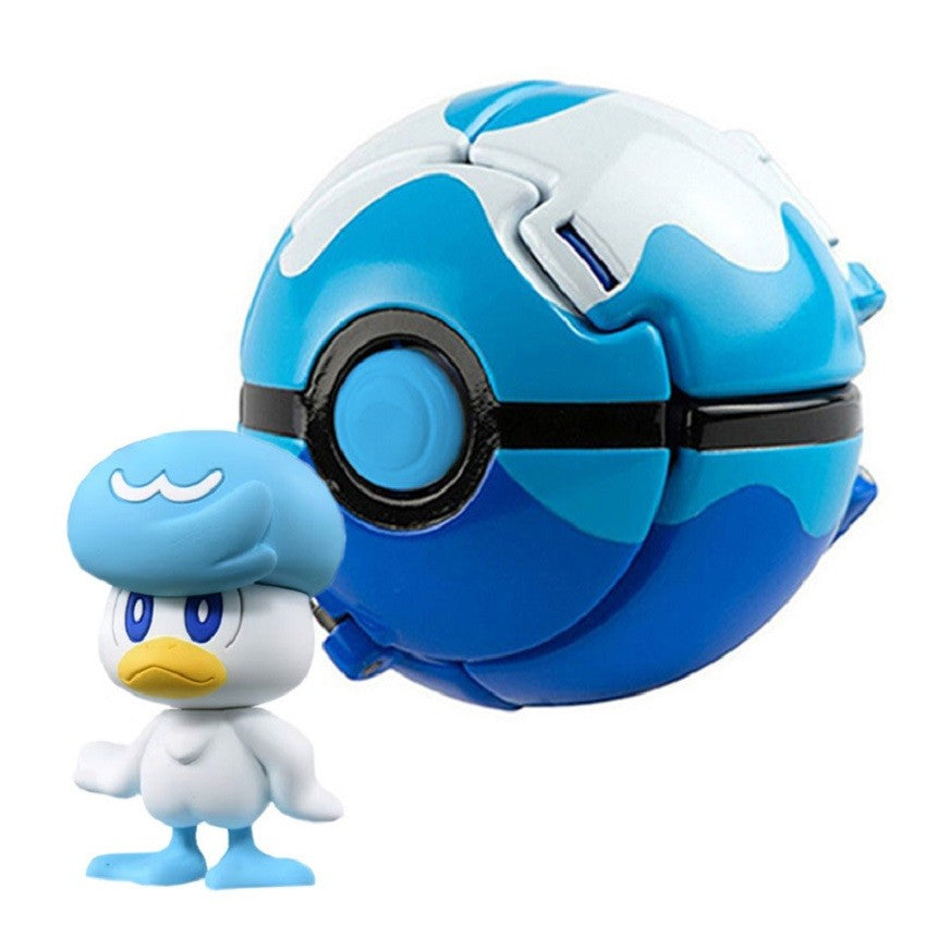Pokémon Boneco Elf Ball Anime Personagem Desenhos Animados Pikachu Charizard Pocket Monster Pet Modelo Deformável Brinquedo de Ação Presentes Infantis
