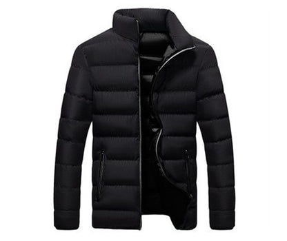 Winter thickened sports cotton jacket men stand-up cardigan outdoor cotton jacket casual jacket warm men's tops