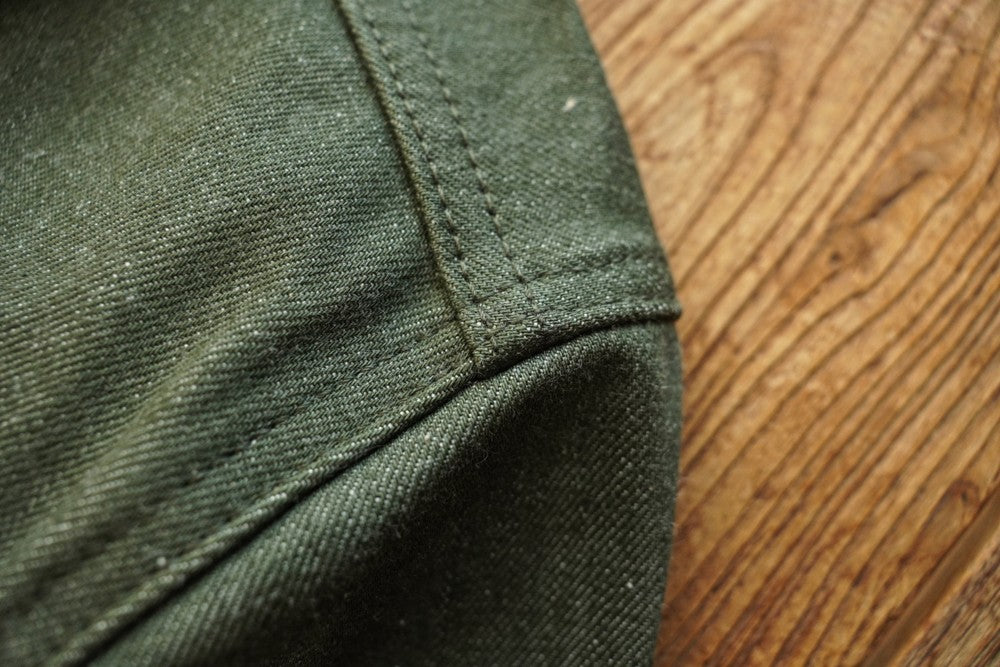 Sauce Zhan 540XX Mens Cusual Jacket Vulcanized green Selvedge Sanforized  Denim Jacket 14 Oz Loose Fit