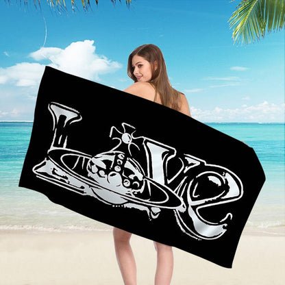V-VivienneS-S Westwood Fashion Microfiber Beach Towel Absorbent Quick dry Soft Yoga Swimming Resort Mountain Climbing Towel